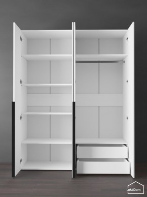 Шкаф Linnea MHR-4-2 2050х1600х510 (Белый-М 11.1.2) в Когалыме - kogalym.ok-mebel.com | фото 5