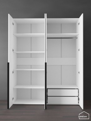 Шкаф Linnea MHR-4-2 2050х1600х510 (Белый-М 11.1.2) в Когалыме - kogalym.ok-mebel.com | фото 6