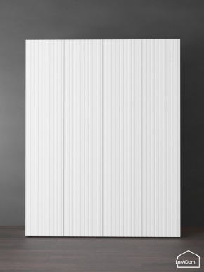 Шкаф Linnea MHR-4PO-1 2050х1600х510 (Белый-М 11.1.1) в Когалыме - kogalym.ok-mebel.com | фото 5