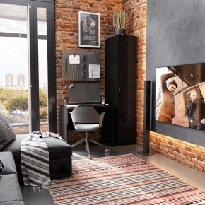 Шкаф ОРИОН однодверный, цвет Дуб Венге в Когалыме - kogalym.ok-mebel.com | фото 4