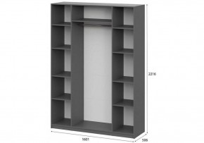 Шкаф платяной Даиго в Когалыме - kogalym.ok-mebel.com | фото 3
