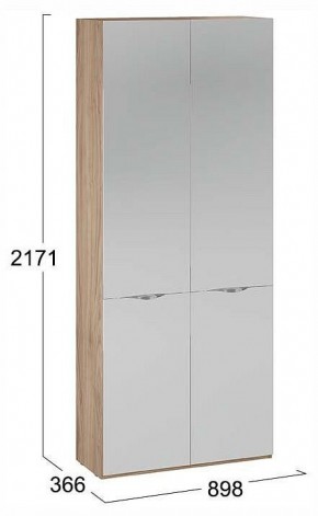 Шкаф платяной Глосс СМ-319.07.014 в Когалыме - kogalym.ok-mebel.com | фото 4