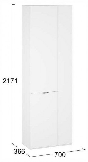 Шкаф платяной Глосс СМ-319.07.016 в Когалыме - kogalym.ok-mebel.com | фото 4