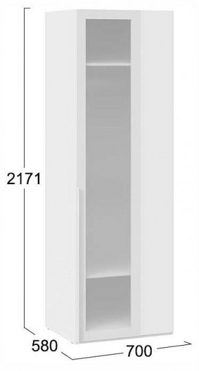 Шкаф платяной Порто СМ-393.07.011 в Когалыме - kogalym.ok-mebel.com | фото 4