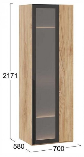 Шкаф платяной Порто СМ-393.07.011 в Когалыме - kogalym.ok-mebel.com | фото 4