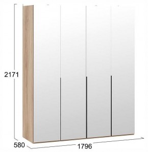 Шкаф платяной Порто СМ-393.07.109 в Когалыме - kogalym.ok-mebel.com | фото