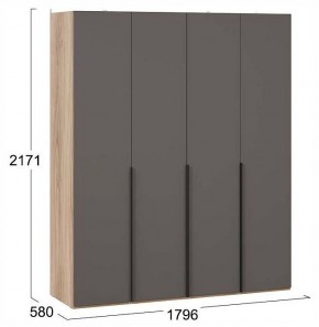 Шкаф платяной Порто СМ-393.07.110 в Когалыме - kogalym.ok-mebel.com | фото 3