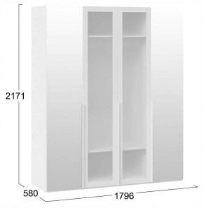 Шкаф платяной Порто СМ-393.07.115 в Когалыме - kogalym.ok-mebel.com | фото 4