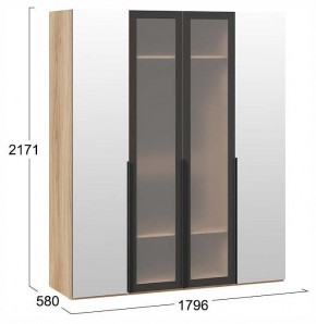 Шкаф платяной Порто СМ-393.07.115 в Когалыме - kogalym.ok-mebel.com | фото 4