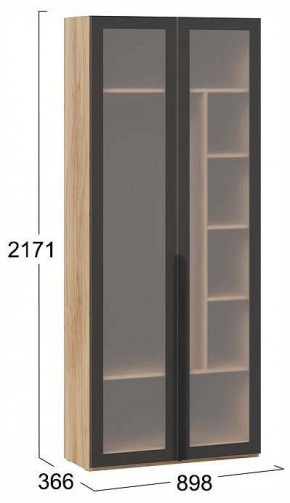 Шкаф платяной Порто СМ-393.07.226 в Когалыме - kogalym.ok-mebel.com | фото 4