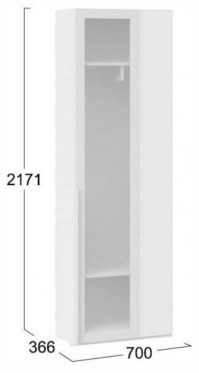 Шкаф платяной Порто СМ-393.07.233 в Когалыме - kogalym.ok-mebel.com | фото 4