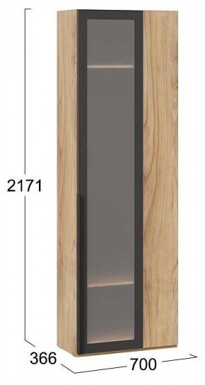 Шкаф платяной Порто СМ-393.07.233 в Когалыме - kogalym.ok-mebel.com | фото 3