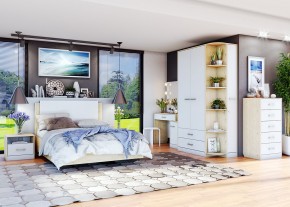 Шкаф "Милана" 2-х створчатый с 2 ящиками в Когалыме - kogalym.ok-mebel.com | фото 2