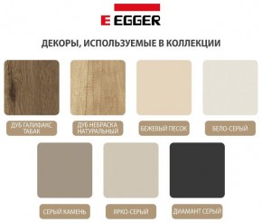 Шкаф распашной серия «ЗЕВС» (PL3/С1/PL2) Серый камень/Небраска натуральный в Когалыме - kogalym.ok-mebel.com | фото 3