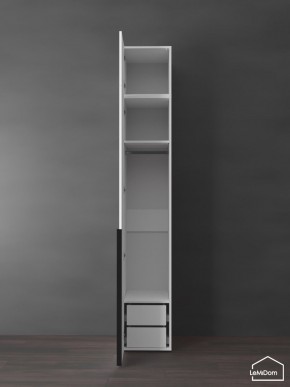 Шкаф с антресолью Linnea MHR-1A-3 2450х400х510 (Белый-М 11.1.2) в Когалыме - kogalym.ok-mebel.com | фото 5