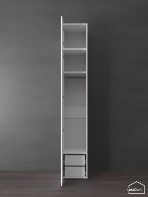 Шкаф с антресолью Linnea MHR-1POA-3 2450х400х510 (Белый-М 11.1.1) в Когалыме - kogalym.ok-mebel.com | фото 5