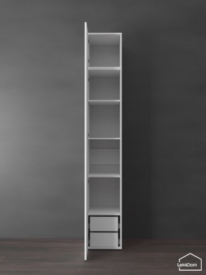 Шкаф с антресолью Linnea MHR-1POA-4 2450х400х510 (Белый-М 11.1.2) в Когалыме - kogalym.ok-mebel.com | фото 6