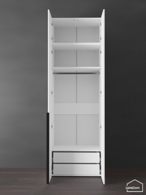 Шкаф с антресолью Linnea MHR-2A-3 2450х800х510 (Белый-М 11.1.2) в Когалыме - kogalym.ok-mebel.com | фото 6