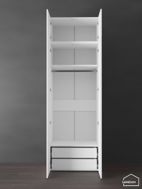 Шкаф с антресолью Linnea MHR-2POA-3 2450х800х510 (Белый-М 11.1.2) в Когалыме - kogalym.ok-mebel.com | фото 5