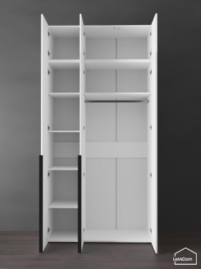 Шкаф с антресолью Linnea MHR-3A-1 2450х1200х510 (Белый-М 11.1.1) в Когалыме - kogalym.ok-mebel.com | фото 5