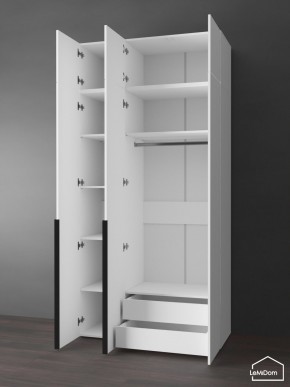 Шкаф с антресолью Linnea MHR-3A-2 2450х1200х510 (Белый-М 11.1.2) в Когалыме - kogalym.ok-mebel.com | фото 5