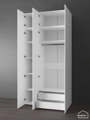 Шкаф с антресолью Linnea MHR-3POA-2 2450х1200х510 (Белый-М 11.1.1) в Когалыме - kogalym.ok-mebel.com | фото 5