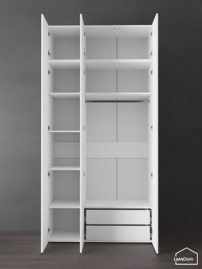 Шкаф с антресолью Linnea MHR-3POA-2 2450х1200х510 (Белый-М 11.1.1) в Когалыме - kogalym.ok-mebel.com | фото 6