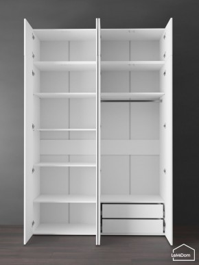 Шкаф с антресолью Linnea MHR-4POA-2 2450х1600х510 (Белый-М 11.1.2) в Когалыме - kogalym.ok-mebel.com | фото 5