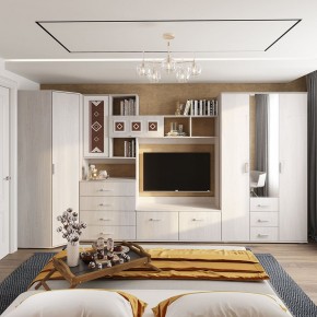 Шкаф угловой Белла (Ясень белый) в Когалыме - kogalym.ok-mebel.com | фото 3