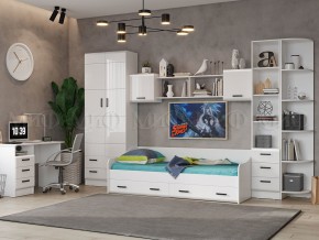 ВЕГА NEW Шкаф (Белый глянец/белый) в Когалыме - kogalym.ok-mebel.com | фото 3