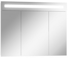 Шкаф-зеркало Аврора 90 с подсветкой LED Домино (DV8011HZ) в Когалыме - kogalym.ok-mebel.com | фото