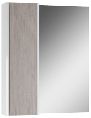 Шкаф-зеркало Uno 60 Дуб серый левый/правый Домино (DU1503HZ) в Когалыме - kogalym.ok-mebel.com | фото 2