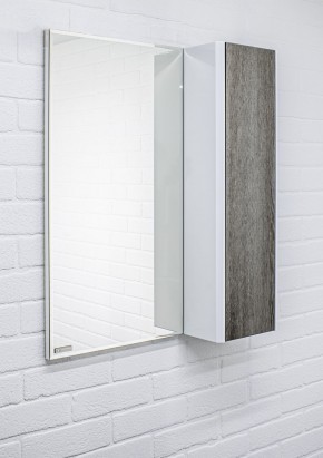 Шкаф-зеркало Uno 60 Дуб серый левый/правый Домино (DU1503HZ) в Когалыме - kogalym.ok-mebel.com | фото 9
