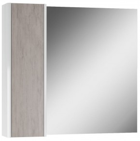 Шкаф-зеркало Uno 80 Дуб серый левый/правый Домино (DU1504HZ) в Когалыме - kogalym.ok-mebel.com | фото 6