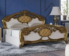 Спальня Ольга (комплект 6 дв.) беж/золото матовый в Когалыме - kogalym.ok-mebel.com | фото 4
