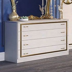 Спальня Ольга (комплект 6 дв.) беж/золото матовый в Когалыме - kogalym.ok-mebel.com | фото 7