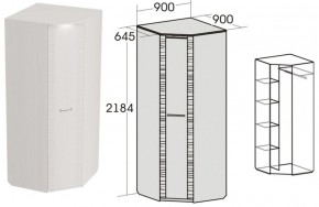 Спальный гарнитур Элана (модульная) Бодега белая в Когалыме - kogalym.ok-mebel.com | фото 12