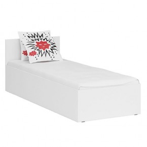 Стандарт Кровать 0800, цвет белый, ШхГхВ 83,5х203,5х70 см., сп.м. 800х2000 мм., без матраса, основание есть в Когалыме - kogalym.ok-mebel.com | фото