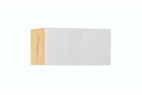 СТЕФАНИ-1.1 Антресоль (дуб крафт золотой/белый софт) в Когалыме - kogalym.ok-mebel.com | фото