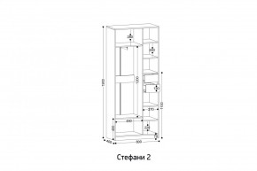 СТЕФАНИ-2 Шкаф в Когалыме - kogalym.ok-mebel.com | фото 2