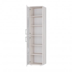 Стеклопенал Флоренция (ясень белый) в Когалыме - kogalym.ok-mebel.com | фото 2