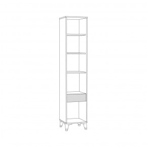 Стеллаж 13.145 Миндаль в Когалыме - kogalym.ok-mebel.com | фото 3