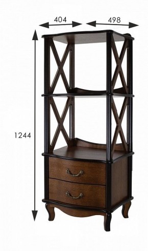 Стеллаж комбинированный Джульетта Л в Когалыме - kogalym.ok-mebel.com | фото 4