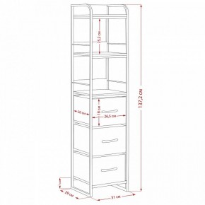 Стеллаж комбинированный Ноа в Когалыме - kogalym.ok-mebel.com | фото 11