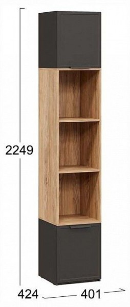 Стеллаж комбинированный Стелла в Когалыме - kogalym.ok-mebel.com | фото 4