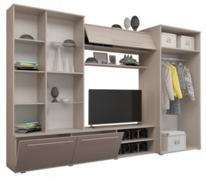 Стенка Монако МДФ в Когалыме - kogalym.ok-mebel.com | фото 2