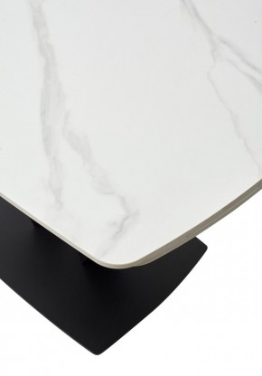 Стол ALATRI 120 MATT WHITE MARBLE SOLID CERAMIC / BLACK, ®DISAUR в Когалыме - kogalym.ok-mebel.com | фото 11