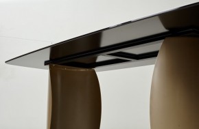 Стол BRONTE 220 KL-188 Контрастный мрамор матовый, итальянская керамика/ Шампань, ®DISAUR в Когалыме - kogalym.ok-mebel.com | фото 6