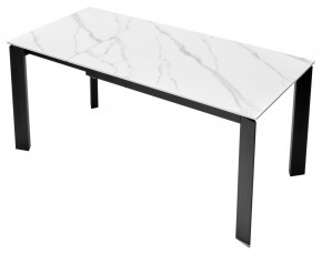 Стол CORNER 120 MATT WHITE MARBLE SOLID CERAMIC / BLACK, ®DISAUR в Когалыме - kogalym.ok-mebel.com | фото 7