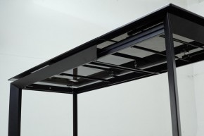 Стол CREMONA 140 KL-99 Белый мрамор матовый, итальянская керамика / черный каркас, ®DISAUR в Когалыме - kogalym.ok-mebel.com | фото 13